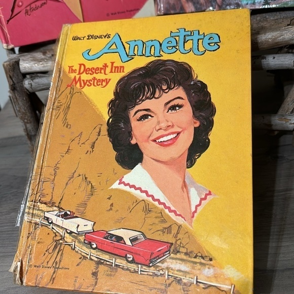 Walt Disney VTG 60s Annette Series LOT OF 3 Books - Picture 5 of 17